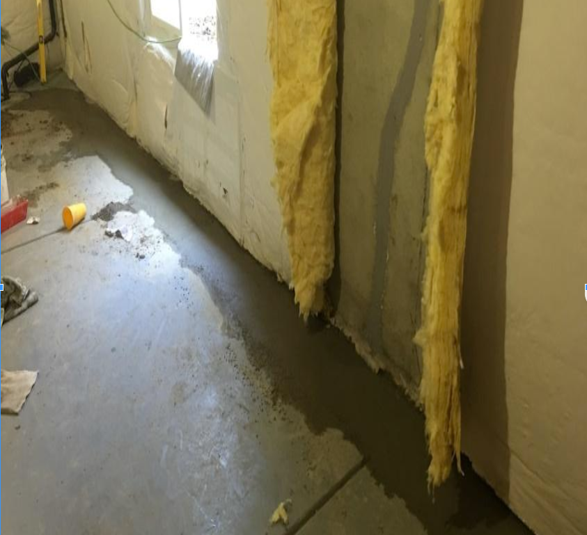 Testimonial Foundation Wall Crack Leaking Before Image