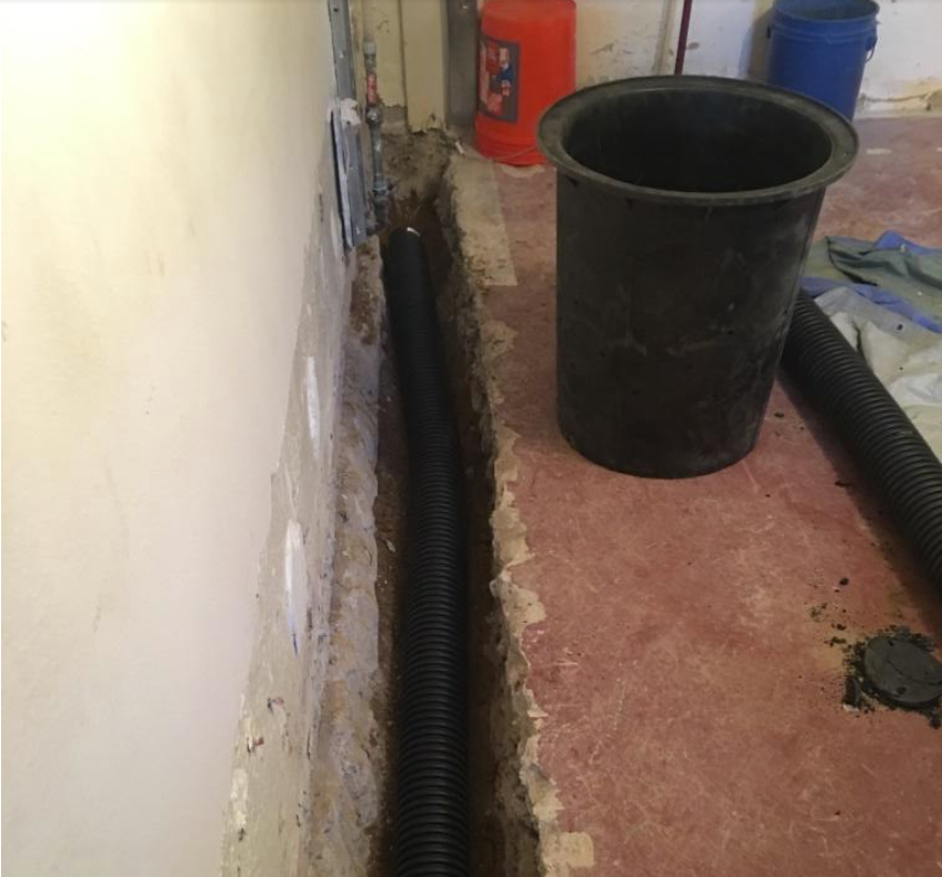 Water Leaking in Basement during repair 2